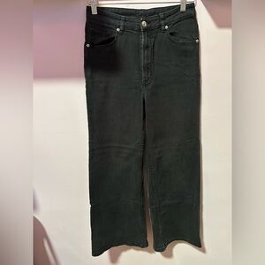 H&M Women Black Wide Jeans
